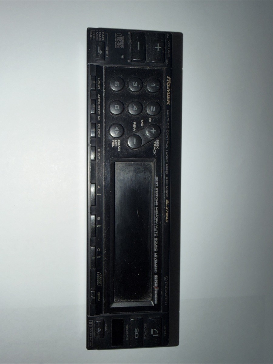 Pioneer KEX-M800 Vintage Head Unit Car Stereo Faceplate Only for