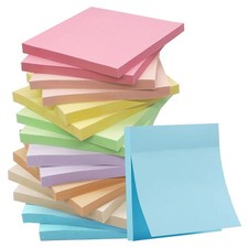 16 Pack Sticky Notes 3x3 in,Pastel Colors Self-Stick Pads,50 Sheets/Pad