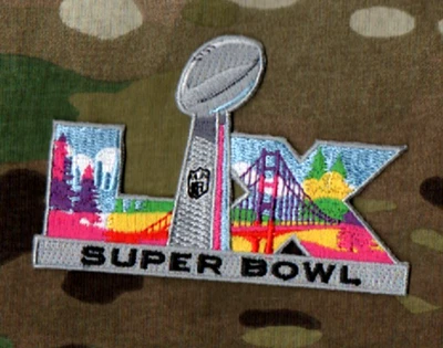 BASEPX 2025 SEASON SUPER BOWL 60 LX LEVI'S STADIUM⭐Embroidery/Fabric⭐iron/sew-on PATCH
