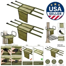Lightweight Universal Tree Stand Seat with Adjustable Straps and Pocket - 2-Pack
