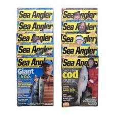 Sea Angler Magazine - Ten(10) Magazines / Back Issues From Year 2003