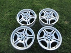 01-06 BMW E46 M3 SET OF 4 STYLE 68 R17 17"ALLOY WHEEL RIM 17x7.5J 17x8.5J OEM FF