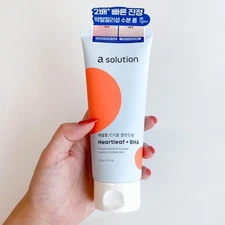 A.SOLUTION Heartleaf+BHA Trouble Cleansing Foam 150g Exfoliating Soothing Foam