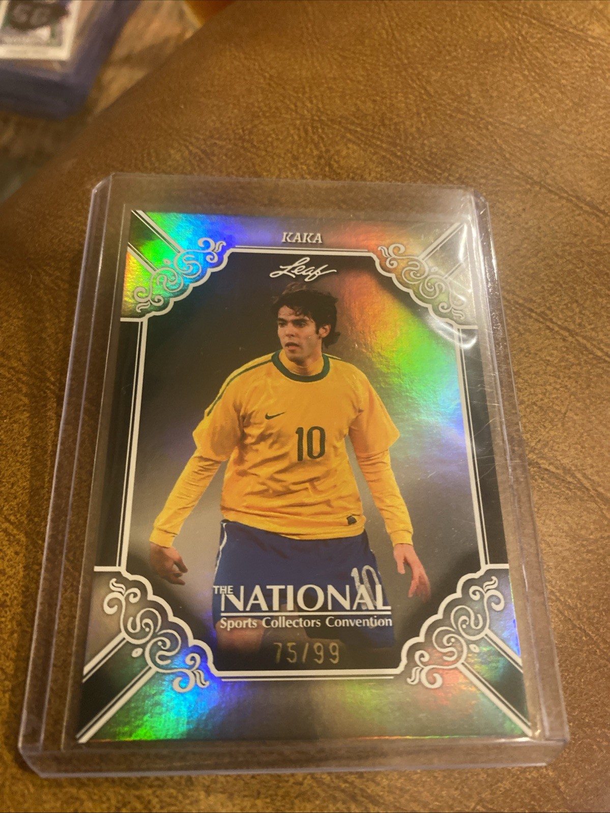 2026 Leaf The National Kaka Silver /99 view 2