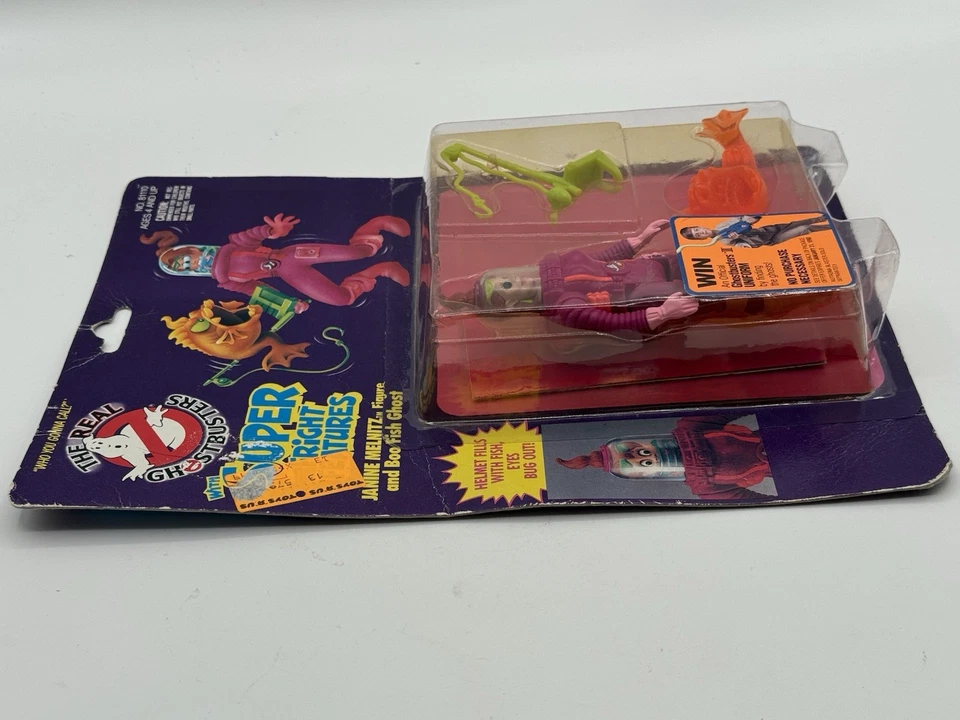 De colección 1986 The Real Ghostbusters - Janine Melnitz "Super Fright Features" Sin usar, en caja Foto 3 de 4