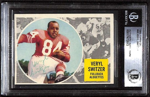Veryl Switzer #48 1960 Topps CFL card