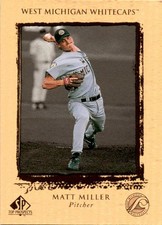 1999 SP Top Prospects Matt Miller #87 West Michigan Whitecaps
