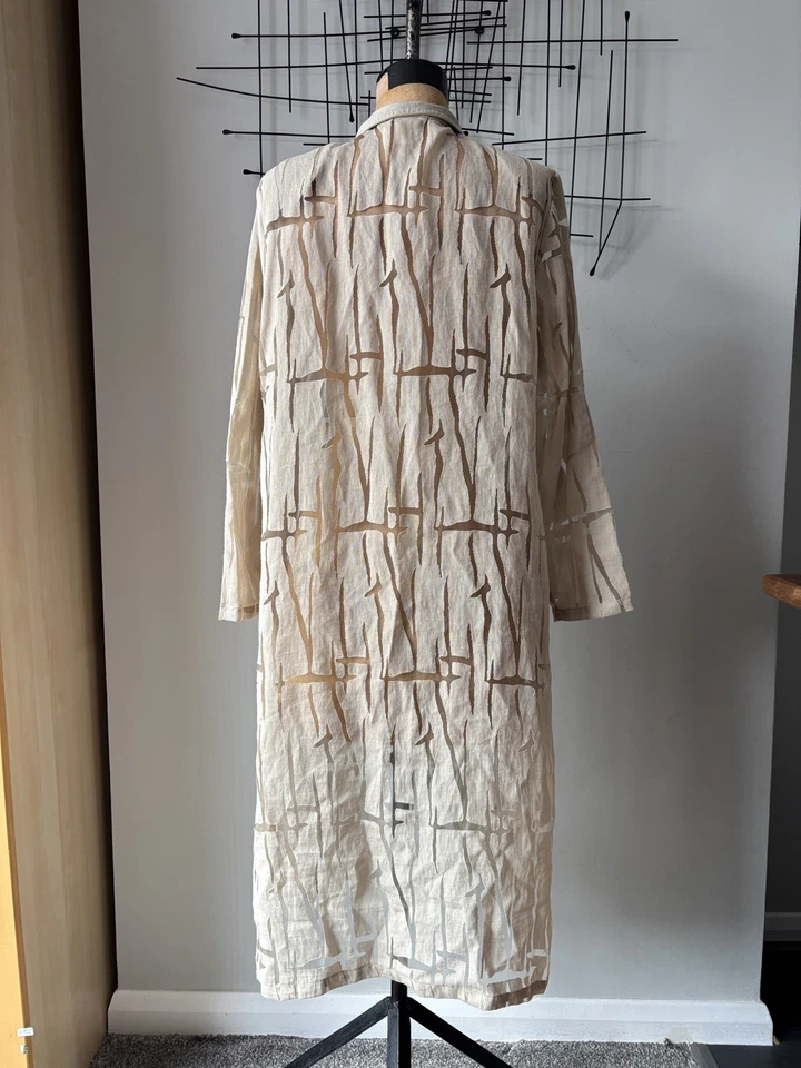  Connie's Moonlight in Los Angeles Jacket Cream M cape poncho Art-to-Wear draped - Image 3 of 4