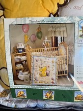 Vintage Disney Classic WINNIE THE POOH Crib Bedding Set 2001 BRAND NEW IN PACKAG