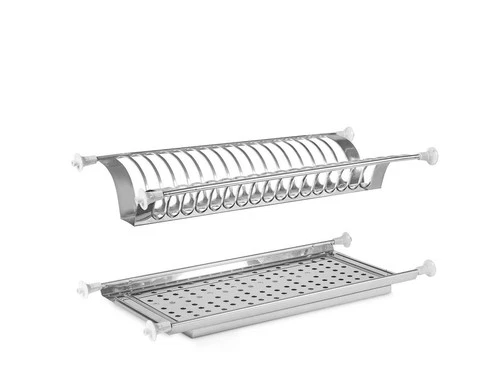 Built-in Stainless Steel Dish Drainer Diameter 56 cm