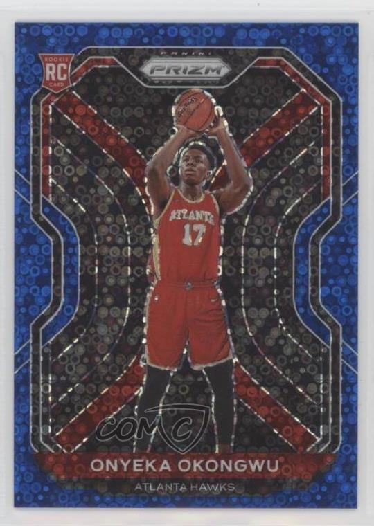 2020-21 Panini Prizm Fast Break Blue 102/175 Onyeka Okongwu #260 Rookie RC 0m89