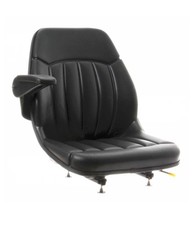 NEW GRADALL VINYL BLACK W/R .H ARMREST SEAT 91033485