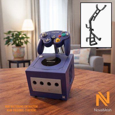 Display Ständer passend für Nintendo Gamecube, Halterung Aufsteller Halter Retro