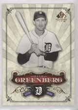 2006 SP Legendary Cuts Hank Greenberg #91 HOF 0w7
