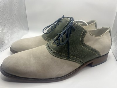 Cole Haan Saddle Oxford Preppy Classic Two Tone Wingtip Leather Shoes Mens 12M Vintage 1980s Cole Haan Two-Tone Saddle Oxford Shoes | Men main image 3