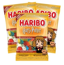 Haribo Harry Potter Gummies Hermione 3 Pack Limited Edition Sealed BB 1/2026 New