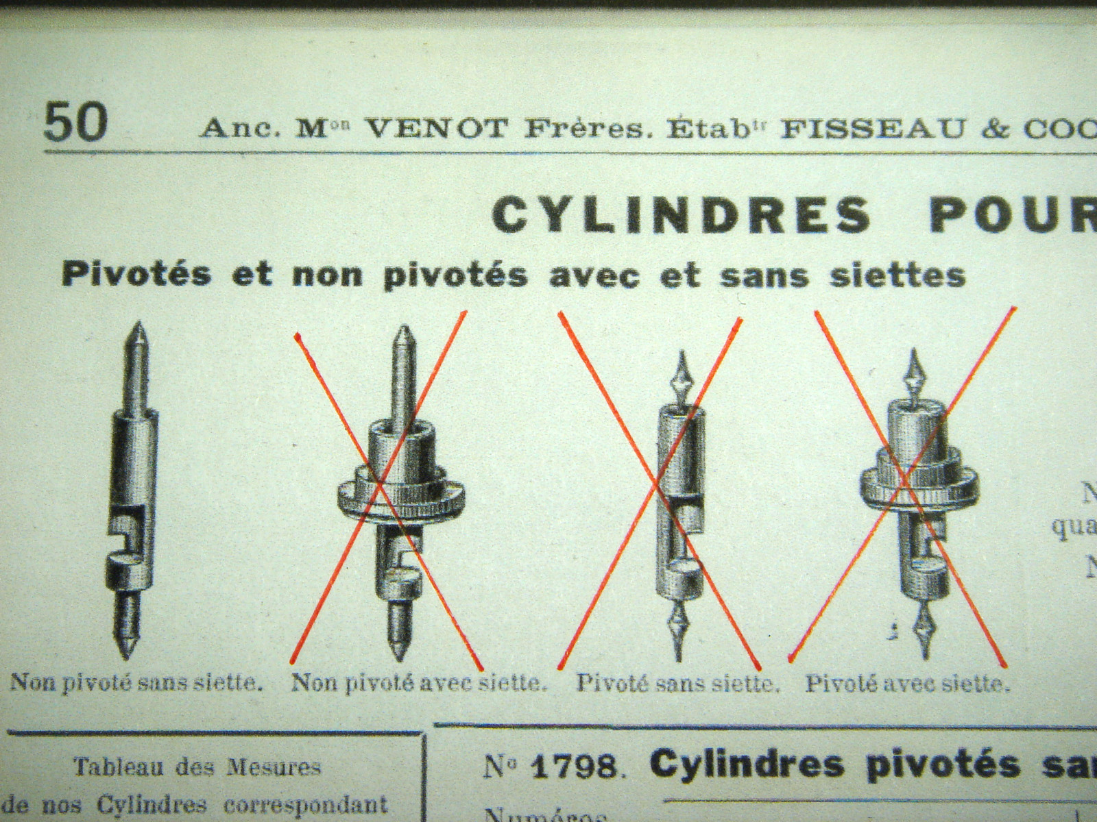 Cylindres de montres pour réparer les échappements anciens lot assorti de 32