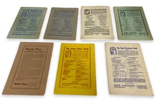 Vintage Plays Paine Publishing Co. & Walter Baker Co. Booklets
