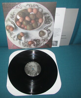 EGGS EGGS The Cleansing Power Of Fruit ORIG 1st UK 2012 FEEDING TUBE + Inserts