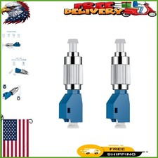 Compact 2Pcs Fiber Optic Adapter for Visual Fault Locator - High Precision