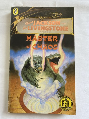 Master of Chaos Fighting Fantasy **1st/1st **Gold Dragon - Afbeelding 1 van 8