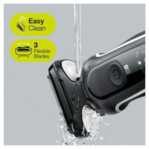 Rasoir électrique Rechargeable Braun Series 5 51-W4650CS - Usage Sec/ Humide Avec Finisseur De Corps