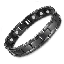Awesome Magnetic Bracelet Balance Energy Power Stress Pain Relief Healing Joy RX