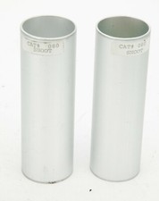 Lumedyne Set Of Two Metal Snoots For Lamp Head. A Must. Ex.