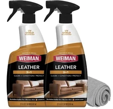 	Weiman Leather Cleaner Conditioner & Protector for Couches Boots Chairs Bags	