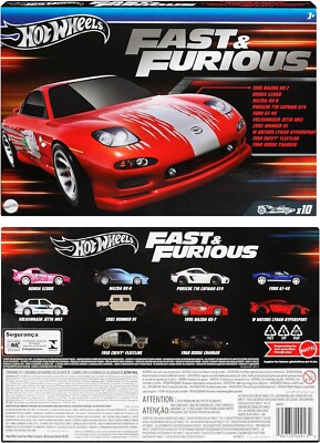 Hot Wheels Fast & Furious ミニカーセット 10台 Hot Wheels Fast & Furious 2023 10 Pack Exclusive Skyline