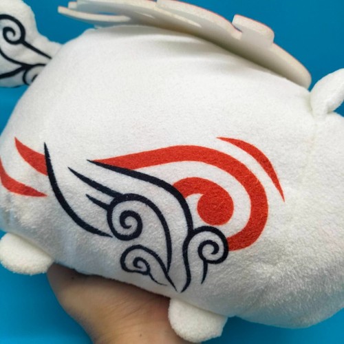 Okami Amaterasu Issun Capcom Tsum Tsum Big Plush 10" TAG Toy Doll Japan *USED - Picture 9 of 20