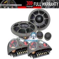 MOREL VIRTUS 502 5.25" CAR 2-WAY COMPONENT SPEAKERS MIDS TWEETERS CROSSOVERS NEW