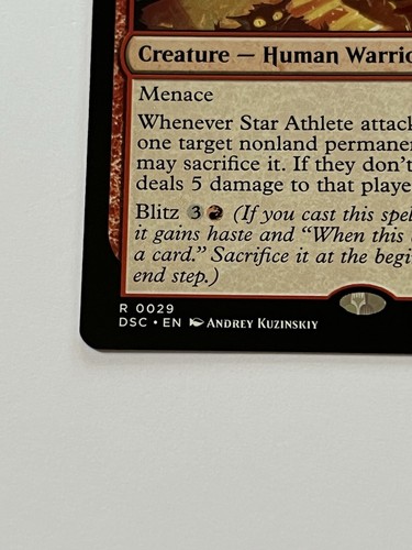 Star Athlete 29 MTG Duskmourn Commander 2024 Mint - 9.0 + Non Foil Rare - Picture 7 of 13