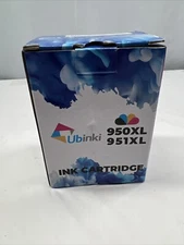 Ubinki 950XL 951XL Ink Cartridges (4 Pack) Black, Cyan, Magenta, Yellow