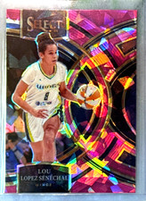 Lou Lopez Senechal 2024 Panini Select WNBA Premier Pink Cracked Ice Prizm-#120