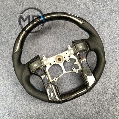 Real Carbon Fiber Steering Wheel For Toyota 4 Runner Prado Tundra Tacom  2015 +