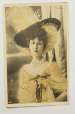 cg737 cartolina cpa a rilievo donnina woman lady coloraise liane de pougy