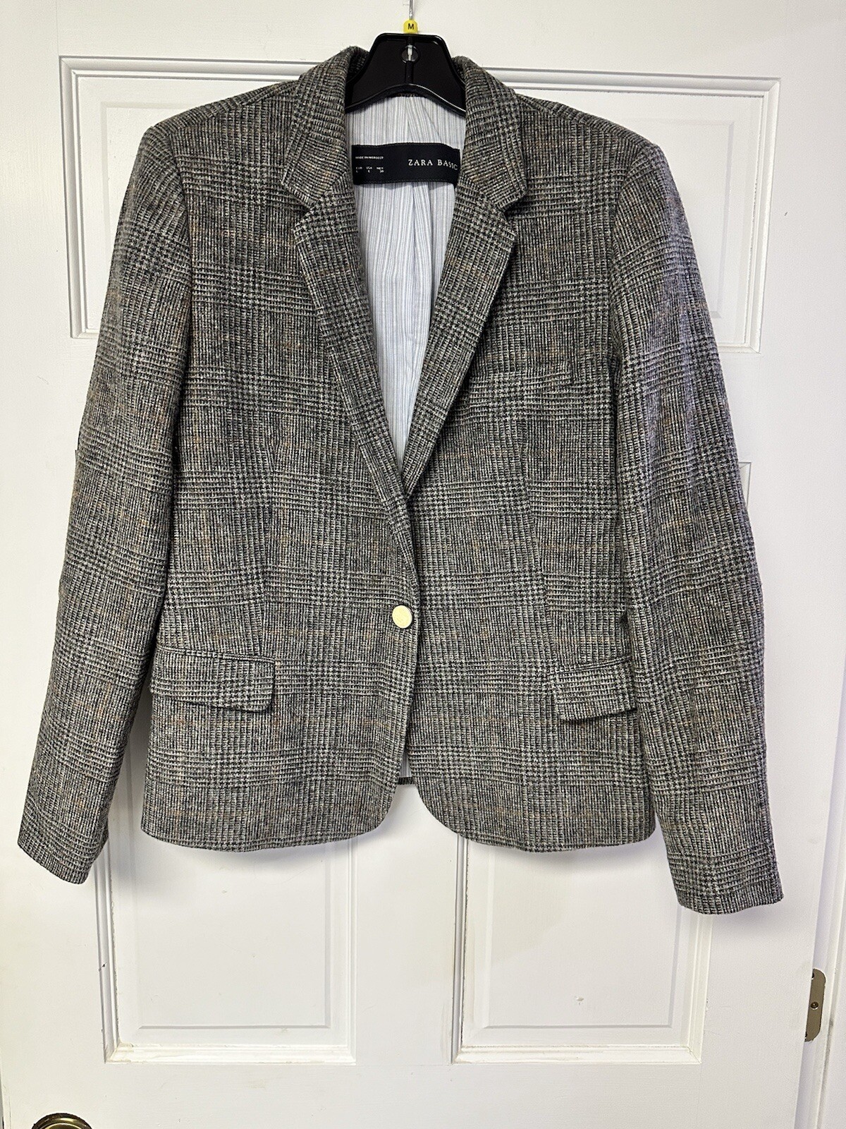 Stylish ZARA Basic Wool Blazer Women’s Size Large… - image 1