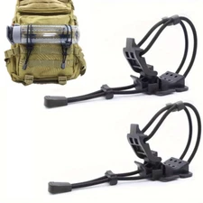 Tactical MOLLE Clip for Hydration Tube Backpack Strap Outdoor Gear