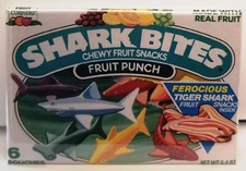 Shark Bites MAGNET 2"x3" Refrigerator Locker Vintage Advertisement Candy