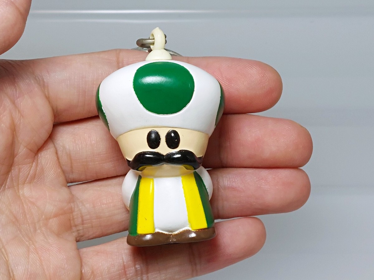 Super Mario RPG TOAD Figure Keychain Banpresto 1995 Japan U03 1.9