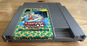 Cobra Command (Nintendo NES, 1988) Game Cartridge & Manual Tested VERY CLEAN