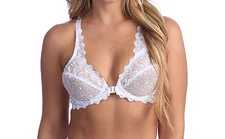 Valmont Women's Front Close Lace Cup Underwire Bra Plus Size - 8323