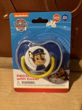 Paw Patrol: Chase Police Officer Dog. Pacifier Binky. New In Package 