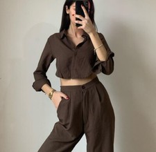Original ZARA Two Piece Set Top And Pants- Available in 4 Sizes