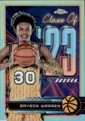 2022-23 Topps Chrome OTE Overtime Elite Class of  Bryson Warren #CO-18