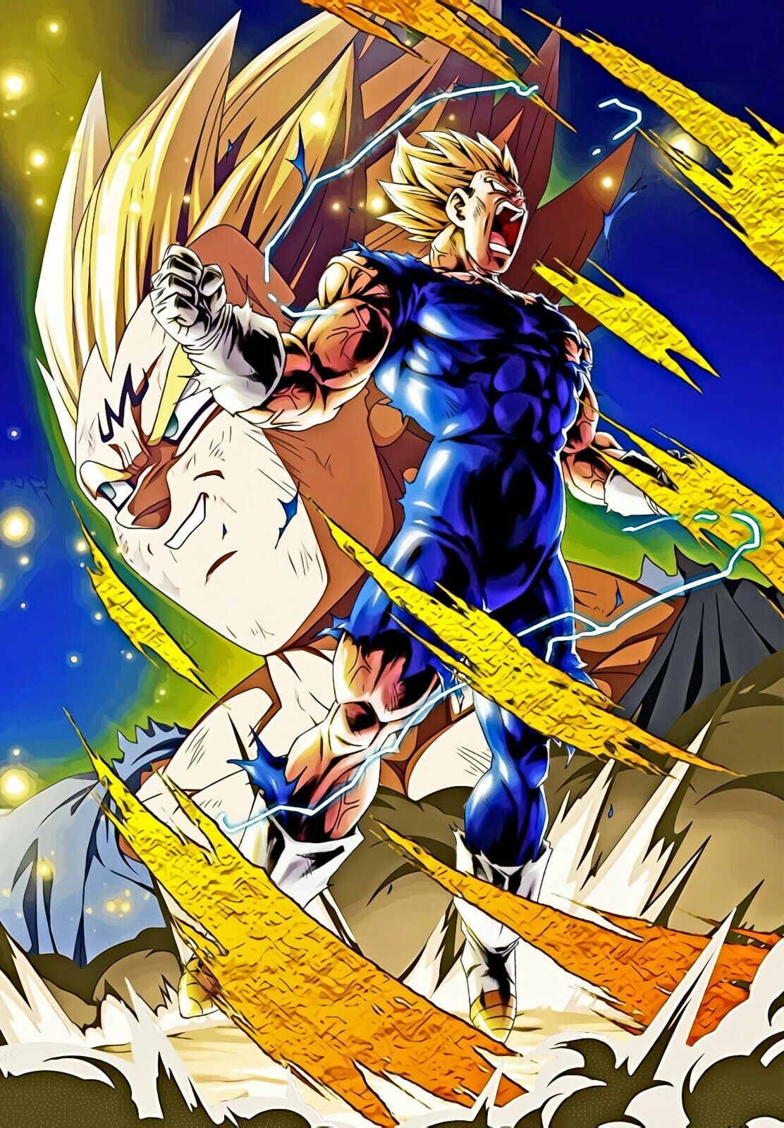 Dragon Ball Z Vegeta Final Flash poster (24x36 inches)