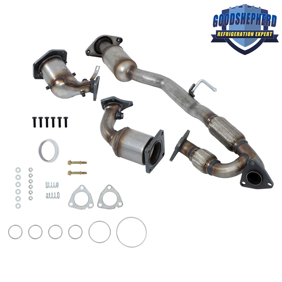 For Nissan Pathfinder 3.5L 2013-2019 All 3 Catalytic Converters with Flex Y-pipe - Image 2 of 4