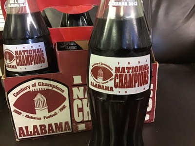 Coca Cola Collectible 1992 Alabama Crimson Tide Championship Can
