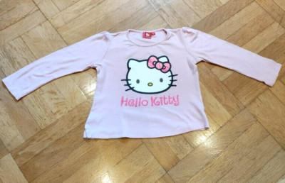 Hello Kitty Mädchen Langarmshirt Gr.128-134